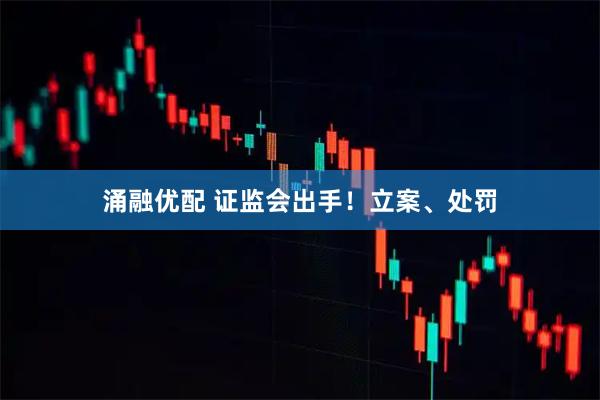 涌融优配 证监会出手！立案、处罚